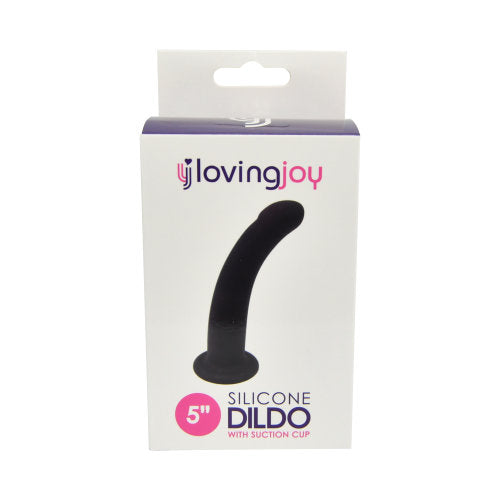 Loving Joy Curved 5 Inch Silicone Dildo with Suction Cup - PL4YHOUSE - PL4YHOUSE - Loving Joy - Strap On Dildos - Loving Joy Curved 5 Inch Silicone Dildo with Suction Cup - {{ sex }} - {{ adult_toys }} - {{ UK }} - {{ christmas }} - {{ anal sex toys }} - {{ bondage }} - {{ dildos }} - {{ essentials }} - {{ male sex toys }} - {{ lingerie }} - {{ vibrators }}