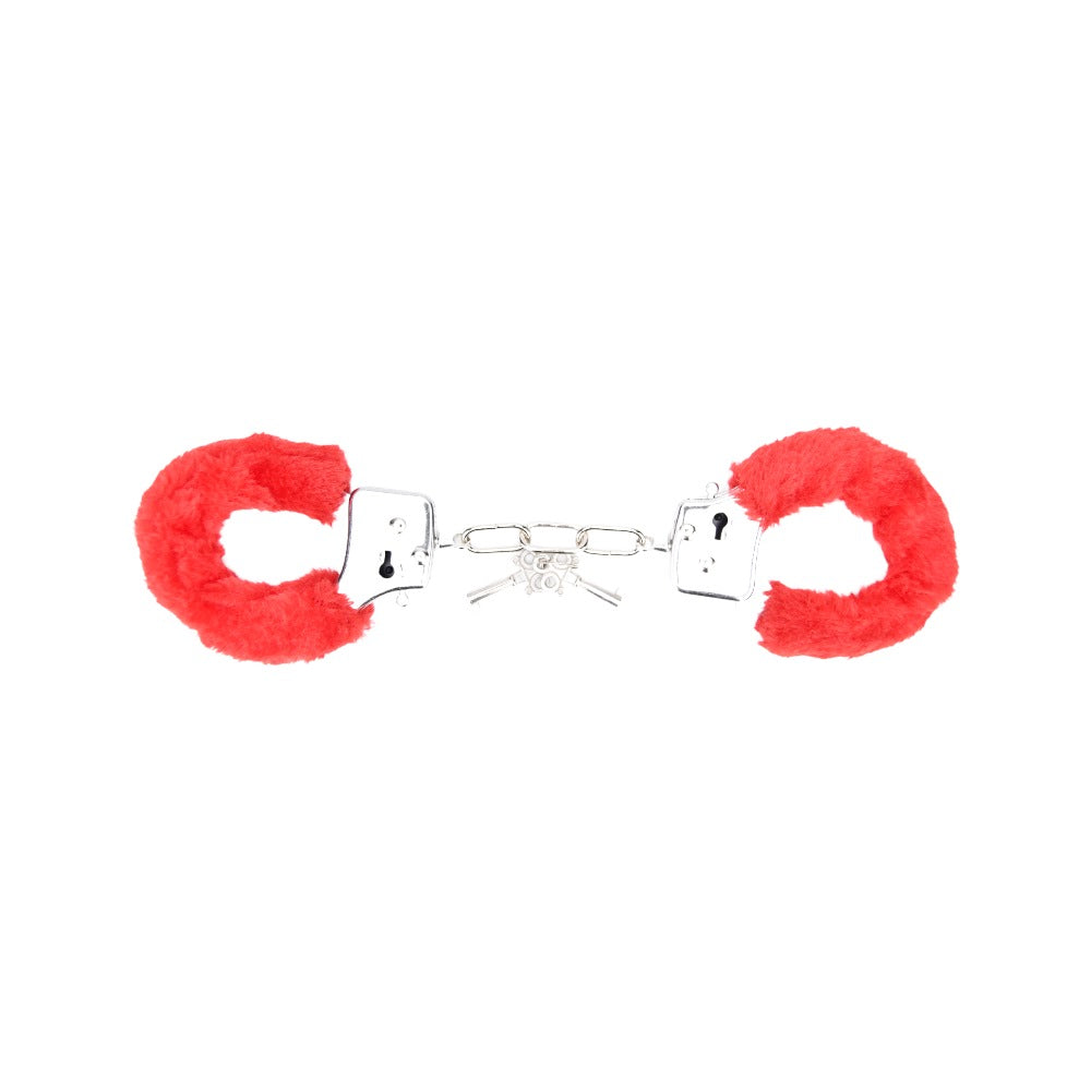Bound to Play. Heavy Duty Furry Handcuffs Red - PL4YHOUSE - PL4YHOUSE - Bound to Play - Bondage Restraints - Bound to Play. Heavy Duty Furry Handcuffs Red - {{ sex }} - {{ adult_toys }} - {{ UK }} - {{ christmas }} - {{ anal sex toys }} - {{ bondage }} - {{ dildos }} - {{ essentials }} - {{ male sex toys }} - {{ lingerie }} - {{ vibrators }}