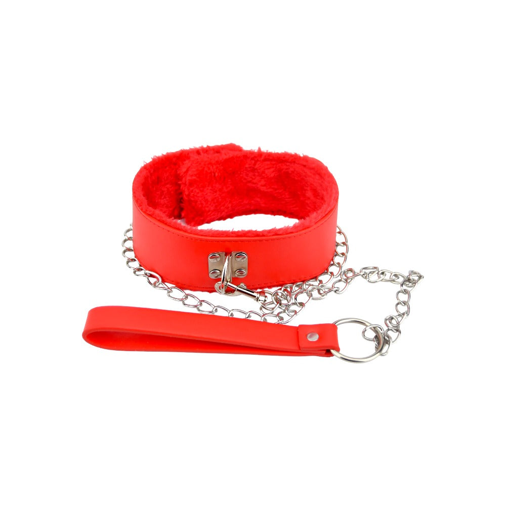 Bound to Please Furry Collar with Leash Red - PL4YHOUSE - PL4YHOUSE - Bound to Please Furry Collar with Leash Red - Bound to Please - Bondage Restraints - Bound to Please Furry Collar with Leash Red - {{ sex }} - {{ adult_toys }} - {{ UK }} - {{ christmas }} - {{ anal sex toys }} - {{ bondage }} - {{ dildos }} - {{ essentials }} - {{ male sex toys }} - {{ lingerie }} - {{ vibrators }}
