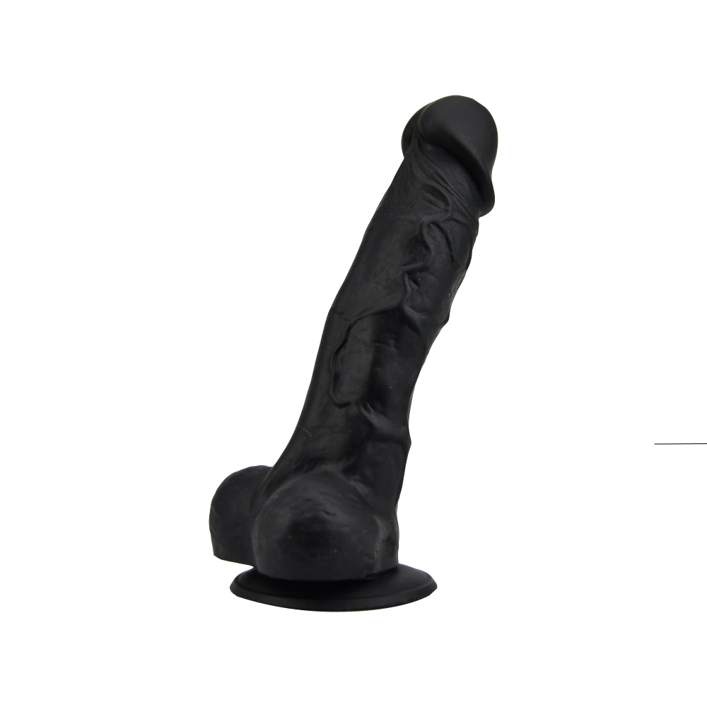 Loving Joy 7 Inch Realistic Silicone Dildo with Suction Cup and Balls Black - PL4YHOUSE - PL4YHOUSE - Loving Joy 7 Inch Realistic Silicone Dildo with Suction Cup and Balls Black - Loving Joy - Dildos - Loving Joy 7 Inch Realistic Silicone Dildo with Suction Cup and Balls Black - {{ sex }} - {{ adult_toys }} - {{ UK }} - {{ christmas }} - {{ anal sex toys }} - {{ bondage }} - {{ dildos }} - {{ essentials }} - {{ male sex toys }} - {{ lingerie }} - {{ vibrators }}