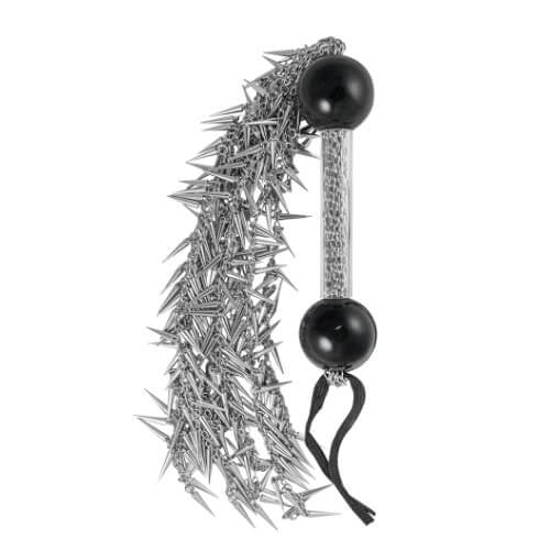 Dominant Submissive Spiked Chain Whip - PL4YHOUSE - PL4YHOUSE - Nasstoys - Spanking Paddles and Floggers - Dominant Submissive Spiked Chain Whip - {{ sex }} - {{ adult_toys }} - {{ UK }} - {{ christmas }} - {{ anal sex toys }} - {{ bondage }} - {{ dildos }} - {{ essentials }} - {{ male sex toys }} - {{ lingerie }} - {{ vibrators }}