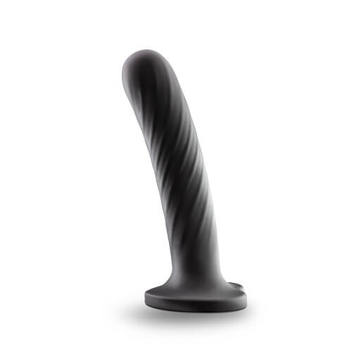 Twist Silicone Dildo with Suction Cup Large - PL4YHOUSE - PL4YHOUSE - Twist Silicone Dildo with Suction Cup Large - Blush Novelties - Strap On Dildos - Twist Silicone Dildo with Suction Cup Large - {{ sex }} - {{adult_toys}} - {{UK}} - {{ christmas }}