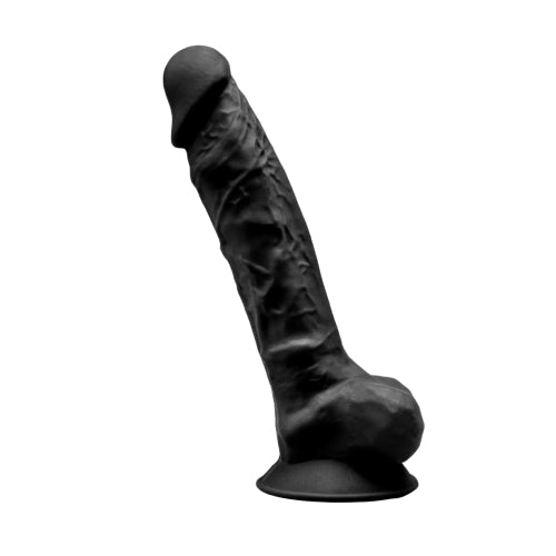 SilexD 9 inch Realistic Silicone Dual Density Dildo with Suction Cup with Balls Black - PL4YHOUSE - PL4YHOUSE - SilexD 9 inch Realistic Silicone Dual Density Dildo with Suction Cup with Balls Black - SilexD - Realistic Dildos - SilexD 9 inch Realistic Silicone Dual Density Dildo with Suction Cup with Balls Black - {{ sex }} - {{adult_toys}} - {{UK}} - {{ christmas }}