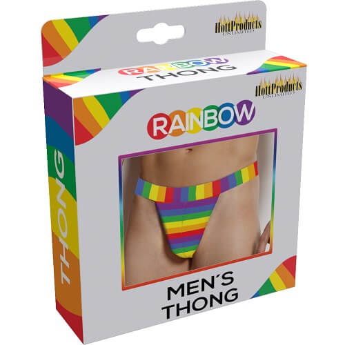 Rainbow Men's Thong - PL4YHOUSE - PL4YHOUSE - Rainbow Men's Thong - Spencer & Fleetwood Ltd - Fun and Games - Rainbow Men's Thong - {{ sex }} - {{adult_toys}} - {{UK}} - {{ christmas }}