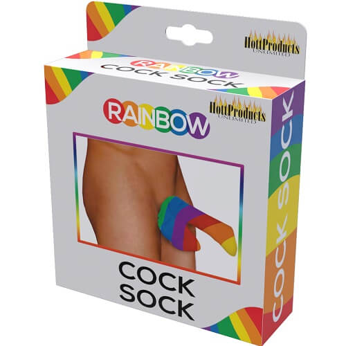 Rainbow Cock Sock - PL4YHOUSE - PL4YHOUSE - Rainbow Cock Sock - Spencer & Fleetwood Ltd - Fun and Games - Rainbow Cock Sock - {{ sex }} - {{adult_toys}} - {{UK}} - {{ christmas }}