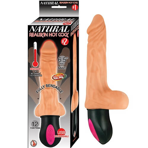 Realistic Warming 6.5 inch Vibrating Dildo with Balls Vanilla - PL4YHOUSE - PL4YHOUSE - Realistic Warming 6.5 inch Vibrating Dildo with Balls Vanilla - Nasstoys - Vibrating Dildos - Realistic Warming 6.5 inch Vibrating Dildo with Balls Vanilla - {{ sex }} - {{adult_toys}} - {{UK}} - {{ christmas }}