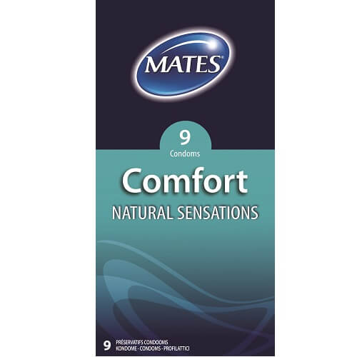 Mates Comfort Natural Sensations Condoms 9 Pack - PL4YHOUSE - PL4YHOUSE - Mates Comfort Natural Sensations Condoms 9 Pack - Mates - Condoms - Mates Comfort Natural Sensations Condoms 9 Pack - {{ sex }} - {{ adult_toys }} - {{ UK }} - {{ christmas }} - {{ anal sex toys }} - {{ bondage }} - {{ dildos }} - {{ essentials }} - {{ male sex toys }} - {{ lingerie }} - {{ vibrators }}