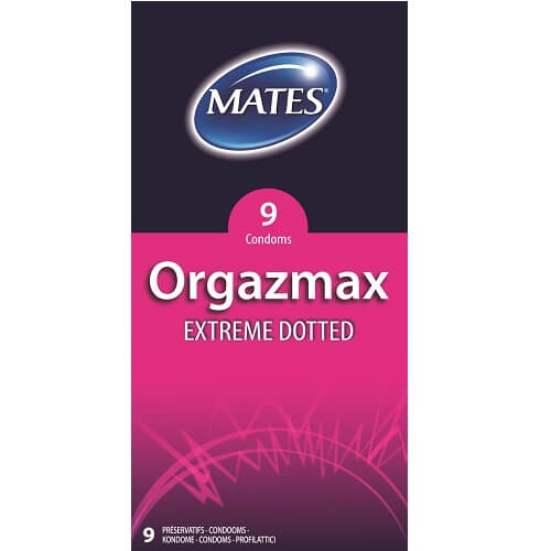 Mates Orgazmax Extreme Dotted Condoms 9 Pack - PL4YHOUSE - PL4YHOUSE - Mates Orgazmax Extreme Dotted Condoms 9 Pack - Mates - Condoms - Mates Orgazmax Extreme Dotted Condoms 9 Pack - {{ sex }} - {{ adult_toys }} - {{ UK }} - {{ christmas }} - {{ anal sex toys }} - {{ bondage }} - {{ dildos }} - {{ essentials }} - {{ male sex toys }} - {{ lingerie }} - {{ vibrators }}