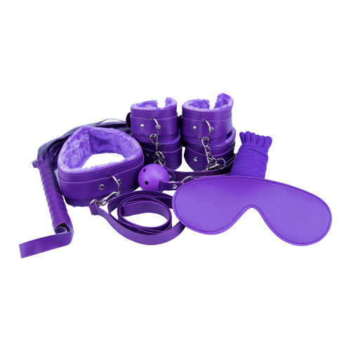 Loving Joy Beginner's Bondage Kit Purple (8 Piece) - PL4YHOUSE - PL4YHOUSE - Loving Joy Beginner's Bondage Kit Purple (8 Piece) - Loving Joy - Bondage Restraints - Loving Joy Beginner's Bondage Kit Purple (8 Piece) - {{ sex }} - {{ adult_toys }} - {{ UK }} - {{ christmas }} - {{ anal sex toys }} - {{ bondage }} - {{ dildos }} - {{ essentials }} - {{ male sex toys }} - {{ lingerie }} - {{ vibrators }}