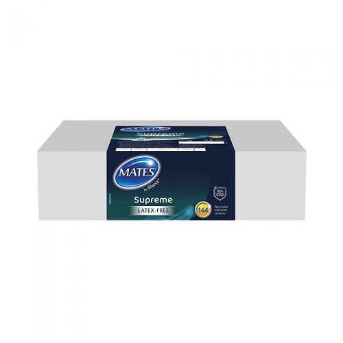 Mates Supreme Condom BX144 Clinic Pack - PL4YHOUSE - PL4YHOUSE - Mates - Condoms - Mates Supreme Condom BX144 Clinic Pack - {{ sex }} - {{adult_toys}} - {{UK}} - {{ christmas }}