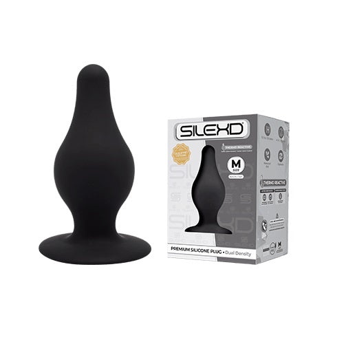 SilexD Dual Density Tapered Silicone Butt Plug Medium - PL4YHOUSE - PL4YHOUSE - Silexd - Butt Plugs - SilexD Dual Density Tapered Silicone Butt Plug Medium - {{ sex }} - {{adult_toys}} - {{UK}} - {{ christmas }}
