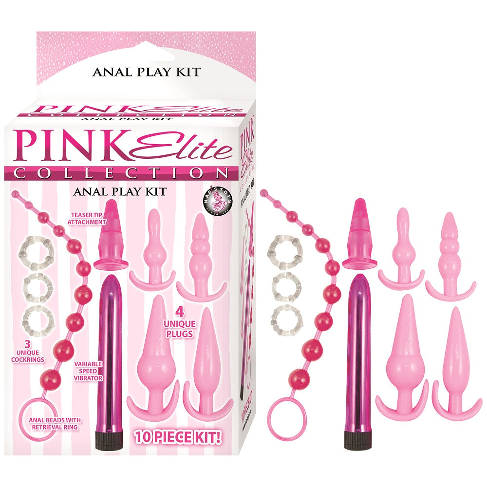 Pink Elite Collection Anal Play Kit - PL4YHOUSE - PL4YHOUSE - Pink Elite Collection Anal Play Kit - Nasstoys - Butt Plugs - Pink Elite Collection Anal Play Kit - {{ sex }} - {{adult_toys}} - {{UK}} - {{ christmas }}