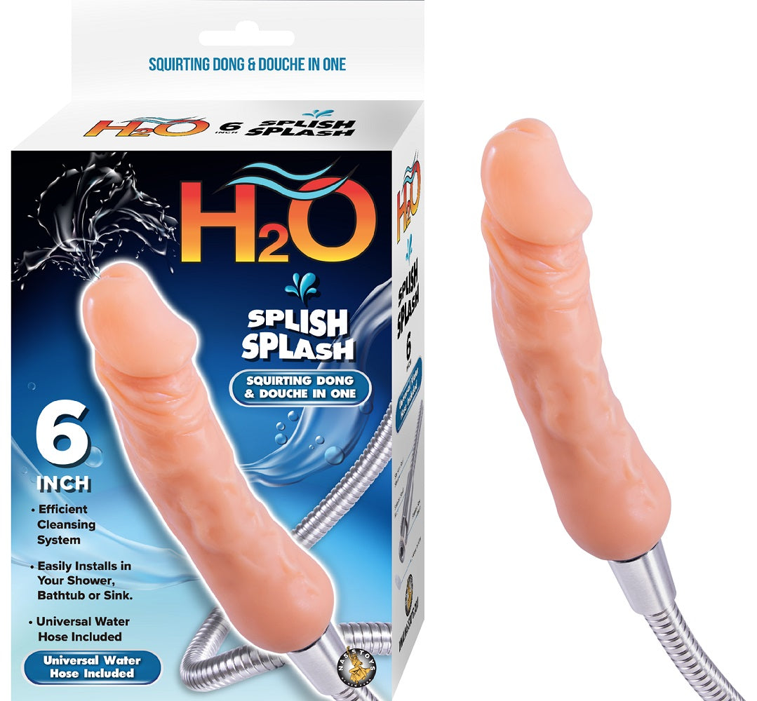 H2O 6 Inch Splish Splash Douche and Dong - PL4YHOUSE - PL4YHOUSE - H2O 6 Inch Splish Splash Douche and Dong - Nasswalk - Douches and Enemas - H2O 6 Inch Splish Splash Douche and Dong - {{ sex }} - {{ adult_toys }} - {{ UK }} - {{ christmas }} - {{ anal sex toys }} - {{ bondage }} - {{ dildos }} - {{ essentials }} - {{ male sex toys }} - {{ lingerie }} - {{ vibrators }}