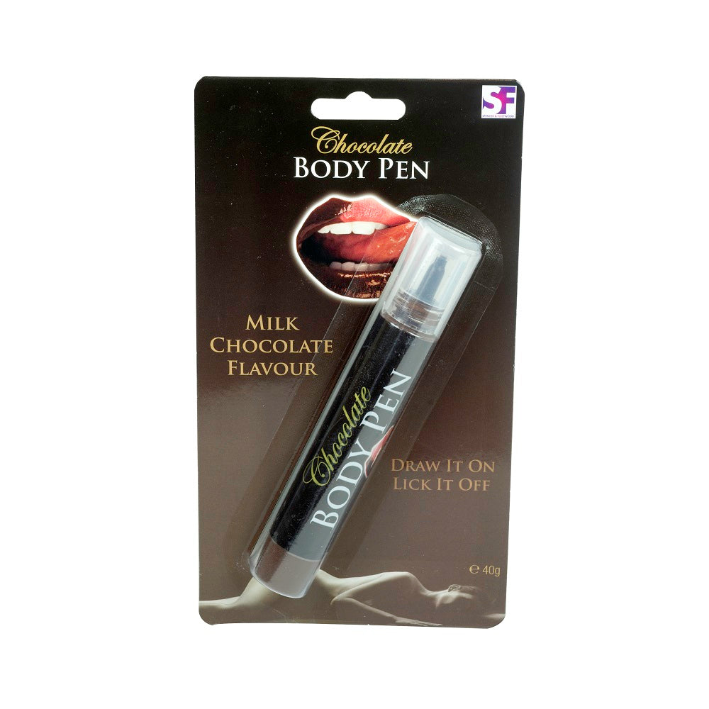 Chocolate Body Pen - PL4YHOUSE - PL4YHOUSE - Chocolate Body Pen - Spencer & Fleetwood Ltd - Fun and Games - Chocolate Body Pen - {{ sex }} - {{ adult_toys }} - {{ UK }} - {{ christmas }} - {{ anal sex toys }} - {{ bondage }} - {{ dildos }} - {{ essentials }} - {{ male sex toys }} - {{ lingerie }} - {{ vibrators }}