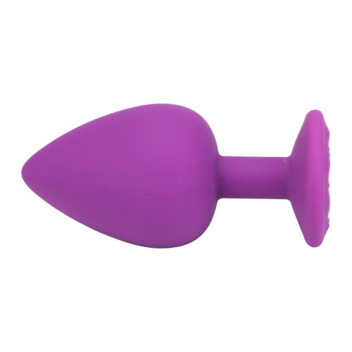 Loving Joy Jewelled Silicone Butt Plug Purple -Large - PL4YHOUSE - PL4YHOUSE - Loving Joy - Butt Plugs - Loving Joy Jewelled Silicone Butt Plug Purple -Large - {{ sex }} - {{ adult_toys }} - {{ UK }} - {{ christmas }} - {{ anal sex toys }} - {{ bondage }} - {{ dildos }} - {{ essentials }} - {{ male sex toys }} - {{ lingerie }} - {{ vibrators }}